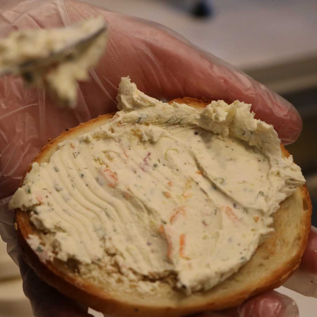 Bagel and spread